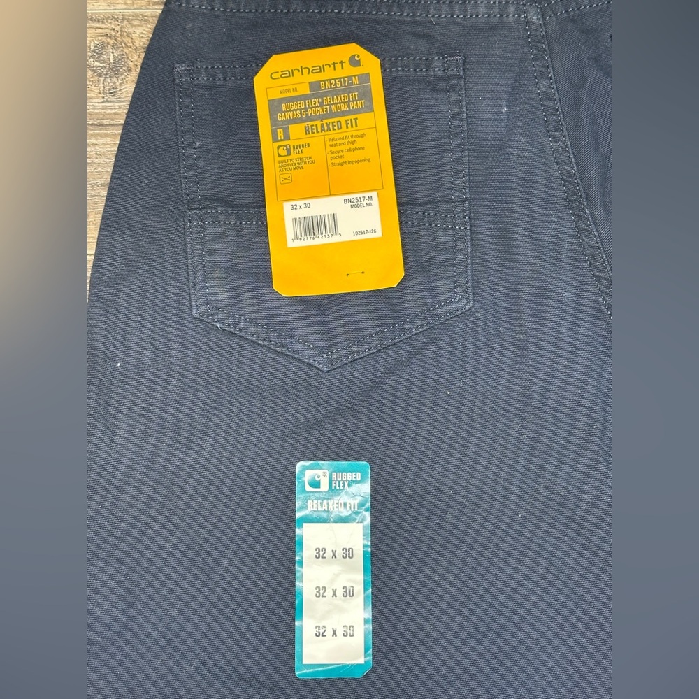 Carhartt Rugged Flex Canvas Work Pants Relaxed Fit 32x30 NWT - Picture 6 of 12